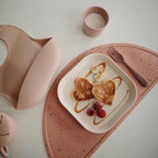 mushie Dinnerware Cups For Kids | Made in Denmark, Set of 2 (Blush)