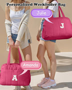 Dance Bag, Kid Weekender Bags，Girl Overnight Bag with Wet Pocket，Lightweight Travel Tote Personalized Cheer Bags with Makeup Pouch-10 Year Old Girl Birthday Gifts