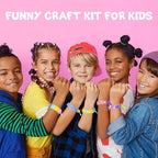 Friendship Bracelet Making Kit for Girls, Art & Craft Kits for Kids, DIY Jewelry Making with Charm & Stickers, Birthday Gifts for Ages 5-12, Toys for Ages 5, 6, 7, 8, 9, 10, 11, 12 Years Old
