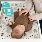 BROLEX Changing Pad Covers for Baby: Boy Girls Ultra Stretchy Soft 2 Pack, Elephants Bears