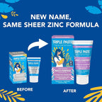 Triple Paste Multi-Purpose Baby Healing Ointment, 2 oz Tube, Diaper Rash Cream and Skin Protectant for Hands, Face and Bottom Treats, Soothes and Prevents with Zinc Oxide (Packaging May Vary)