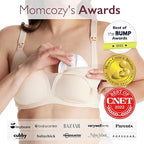 Momcozy Ultra-Thin Disposable Nursing Pads, Ultra-Absorbent and Breathable Portable Breast Pads for Mothers, Keep Dry Continuously, Make Breasts Light and Unburdened, Individually Packaged（60 Count）