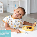 Bumkins Bibs - Toddler Bibs, Waterproof, Large for 1-3 Years, Short Sleeve