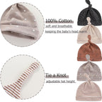 Baby Hats Mittens and Socks Set Cotton Newborn Hat Beanie Soft Infant Girls Boys Caps Gloves 0-6 month
