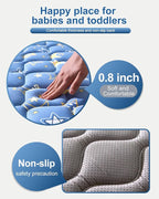 Odorless Premium Foam Baby Play Mat 71" X 59", Extra Large Activity Playmats for Babies,Toddlers, Infants, Soft Thicker Baby Mat for Floor, Play & Tummy Time, Machine Washable for Easy Care