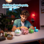 Interactive Musical Walking Following Dinosaur Toy, Rechargeable Sensory Music Development Toy, Fun Moving Toy for Kids Age 3,4,5 and Up