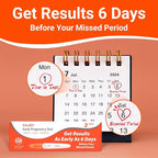 iHealth Pregnancy Test 3-Pack, Early Detection Ultra-Sensitive Results 6 Days Before Missed Period, Over 99% Accurate. Easy at-Home Fertility HCG Test Kit, Individually Wrapped, Pruebas de embarazo