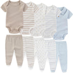Unisex Baby Boy Girl Pants Sets 10 pack Cotton Casual New born Clothes Comfort Infant Outfit