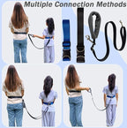Secure Waist Leash Harness for Big Kids with Adjustable Tether and Handle,Safety Walking Harness,Hands Free Safety Belt, Tether Leash for Autism,ADHD,Special Needs Child