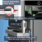 Oven Lock Child Safety, 1 Pack, Oven Door Lock Child Safety, Oven Baby Proofing, Heat-Resistant, Durable & Easy to Install Oven Safety Locks for Toddlers, Baby Proof Oven (White)