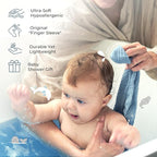 Momcozy Soft & Absorbent Baby Washcloths - 4 Layer Design| Medium Thickness| Premium Cotton for Newborns' Skin-Great for Bathing, Wiping & on-The-go Use, Shower Gift and Essential(5 Pack, 10x10 inch)