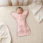 Baby Swaddle Blanket for Newborns and Infants,2-Piece Set Infant Pajamas,Bidirectional Zipper,Easy to Put On and Take Off