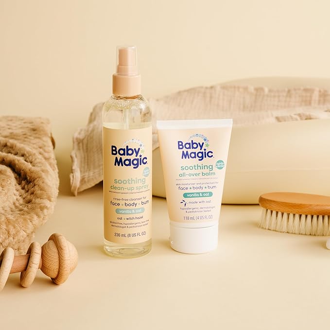 Baby Magic Soothing Clean-Up Spray, Vanilla & Oat, Hypoallergenic, 8 oz