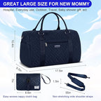 Diaper Bag Tote: Mommy Bag, Baby Bag for Boy and Girl, Mom Hospital Bag, Twins or 2 Kids Diapers Bag