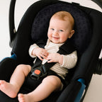 Pro Goleem Infant Car Seat Insert, Babybody Support for Toddler, Soft Minky Preemie Car Seat Insert, 2-in-1 Reversible, Perfect for Carseats, Strollers, Swings, Black