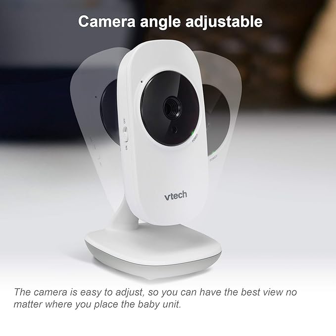 VTech VM350 Baby Monitor, 5" Screen, 1000ft Long Range, Night Vision, 2-Way Talk, Lullabies, Secured Transmission No WiFi