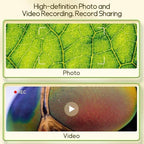 Kids Microscope - Ashfly 1000X Portable Microscope for Kids, Photo & Video Miniscope Pocket Microscope Gifts, 2'' Digital Screen | Ideal Toys for Boys Girls Age 3-12