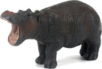 FUNSHOWCASE African Jungle Animals Young Hippo Hippopotamus Calf Toy Figure Realistic Plastic Figurine Height 1.3"