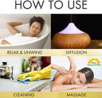 Sun Essential Oils - Sweet Orange Essential Oil 16 oz for Diffusers, Hair, Skin Care, Aromatherapy Massage, Candle, Soap, Lotion & Cleaning Products Making, Citrus Scent for Home