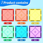 30PC Magnetic Tiles Kids Toys, Squares Magnetic Building Tiles for 3 4 5 6 7 8+ Years Old Boys Girls, Magnet Blocks Stacking Toys Birthday Gift for Toddlers STEM Learning Toys Magnet Tile Accessorie