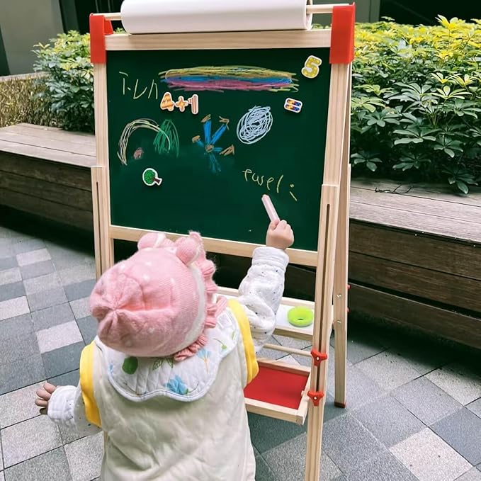 SUNFATT Kids Easel Accessory Set,100+ Art Supplies for Children's Painting,Drawing,or Crafting,Kids Toys for Ages Aged 3 4 5 6 7,8-13