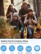 Walkie Talkies for Kids Rechargeable,Toys for Boys and Girls Ages 3-12, 3 Pack Long Range 2-Way Radios, Birthday Gifts,Christmas Stockings, Outdoor Play, Family Games, Hiking Camping Gear