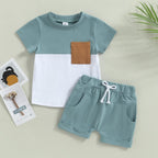 Mubineo Infant Toddler Baby Boy Summer T Shirt Shorts Outfits Short Sleeve Tee Tops Clothes Set