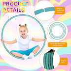 Shappy 6 Pcs Exercise Hoop Detachable Adjustable Plastic Toy Playground Toys Colored Hoop Circles for Teens Games Gymnastics Dog Agility Equipment Party Decor
