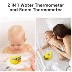 b&h Baby Bath Thermometer and Room Thermometer - Upgraded Sensor, The Infant Tub Water Temperature Thermometer Floating Toy Safety Products (Diving-Goggles Duck)