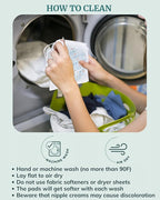 Nursing Pads - Breast Pads for Leaking Milk - Reusable & Washable Breastfeeding Pads - Stay Dry Longer - Almohadillas y Protectores de Lactancia - Viscose derived from Bamboo - 10 Pads