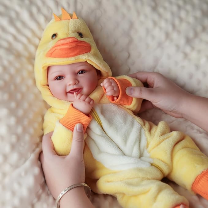 Lightweight Baby Doll Set – 15" Realistic Soft Doll for Girls, Easy to Carry & Hug – Pretend Play & Gift for Toddlers