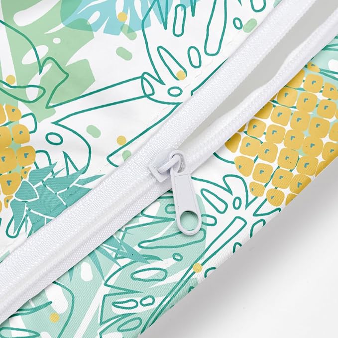 Wet Bag, Wet Dry Bag, Wet Bag for Swimsuit, Travel, Beach, Pool, Diapers, Dirty Yoga Gym Clothes, Makeup Bag, Waterproof Tropical Palm Leaves Decor Jungle Palm Leaf Favors