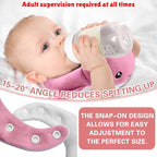 kornsurte Bottle Holder Pillow, Nursing Support Cushion for Bottle Feeding & Breastfeeding, Resolve Arm Soreness and Fatigue (Pink)