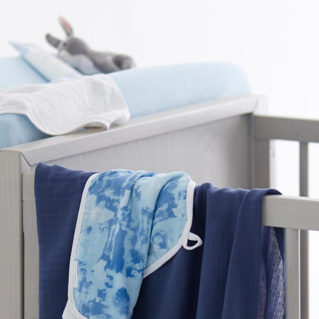 HonestBaby unisex-baby Fitted Crib Sheets Set Standard Mattress, 100% Organic Cotton Baby Boys, Girls, Neutral, 1 Pack - Light Pink, One Size