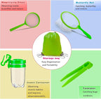 Bug Catcher for Kids - Outdoor Insect Catching Kit with Butterfly Net, Bug Box, and Storage Bag - Non-Toxic Educational Toys for Nature Exploration, for Boys & Girls Ages 3-12