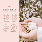 Organyc Hospital Postpartum Pads, 100% Certified Organic Cotton Inside and Out for Women, for First Days After Delivery, 12 Counts