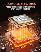 2026 Upgrade Meat Thermometer Digital for Cooking, 0.5s Instant Read Food Thermometer, ±0.5 ℉ Accuracy Kitchen Thermometer, Large LED Display, IP67 Waterproof for Grill, BBQ, Oven, Brewing, Baking