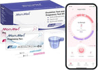 MomMed Pregnancy Test Strips (HCG20-LH60), Includes 20 Pregnancy Tests, 60 Test Strips, 80 Urine Cups, Easy to Use Ovulation Predictor Kit, Accurate Fertility Test for Women