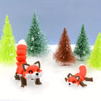 Articulated Racoon with Trash Can 3D Printed Racoon Trashcan Raccoon Raccoon Toy Articulated Racoon Fidget Toy for Kids (Fox)