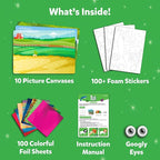 Skillmatics Foil Fun - Animals, No Mess Art for Kids, Travel Toys, Craft Kits, DIY Creative Activity, Gifts for Boys & Girls Ages 4, 5, 6, 7, 8, 9