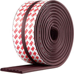 Baby Proofing Edge Corner Protector, 16.4 ft Edge Guards Padding with 3M Adhesive, Extra-Wide Soft Rubber Foam Padding, Furniture,Sharp Edge Safety Corner Edge Bumper Guard-Brown