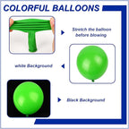 140pcs Lime Green Round Balloons Different Sizes 18 12 10 5 Inch Latex Balloons for Arch Decoration Party Balloon Kit for Graduation Birthday Party Wedding Balloon Baby Shower Decoration