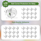 36 Pack Corner Protector Baby, Table Corner Protectors for Baby Clear Corner Protectors for Furniture Corner Guards Baby Proof Bumpers Corner Covers Baby Safety Child Proofing