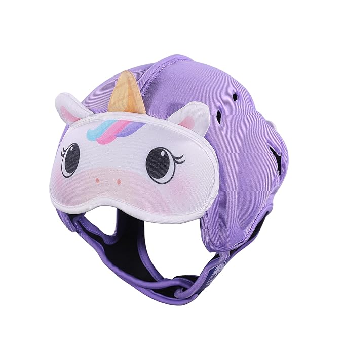 Mambobaby Baby Head Protector Baby Helmet for Crawling Walking，Extra-Thick Deep Forehead Padding, Ultra-Lightweight Breathable, Toddler Helmet 6-24 Months-Unicorn