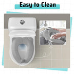 Travel Potty Seat for Toddler & Kid, Maliton Portable Potty Seat with Storage Bag, Foldable Potty for Toddler Travel, Non-Slip Potty Training Toilet Seat Cover with Splash Guard (Grey)