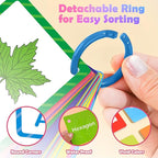 Toddler Learning Flash Cards, 60 PCS Double Sides Flashcards for Alphabets, Numbers, Colors, Shapes, Sight Words, Baby Cognitive Flashcards for Kids, Preschool Kindergarten Learning Activities