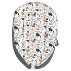 Baby Lounger for Newborn Cover - Newborn Lounger Cover for 0-12 Months, Breathable & Portable Infant Lounger Cover - Soft Baby Floor Seat Cover for Travel, Newborn Essentials - Baby Snuggle Cats