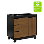 Babyletto Hudson Changing Table Dresser Combo w/Removable Tray - GREENGUARD Gold Certified 3-Drawer Baby Dresser with Table Top & Side Cabinet - Diaper Changing Station for Nursery, Easy to Assemble
