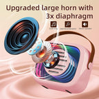 YF93 Kids Karaoke Machine with 7 Voice Effects, Bluetooth & Colorful LED Lights – Portable Singing Toy with Pro, Monster, KTV Modes for Home Parties（Pink）