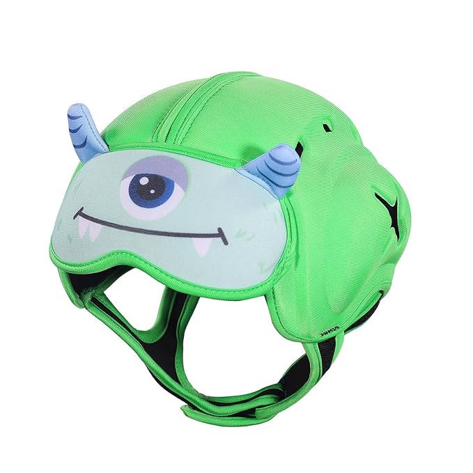 Mambobaby Baby Head Protector Baby Helmet for Crawling Walking,Safety Helmet,Extra-Thick Deep Forehead Padding, Ultra-Light, Breathable, Toddler Helmet 6-24 Months-Monster